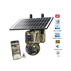 Cam&eacute;ra de Chasse RoG V2 360&deg; GPS 4G Solaire Double Objectif Vision Nocturne