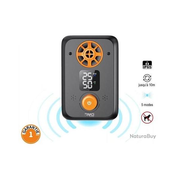 Anti-Aboiement RoG V2 PRO � Ultrasons - 5 Modes Int�rieur Ext�rieur