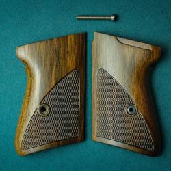 Plaquettes de poign&eacute;e pour Walther PPK - Noyer - Enti&egrave;rement faites &agrave; la main /Grips for Walther PPK