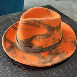 Chapeau Fedora Hendrick Club Interchasse x Stetson - Camo Blaze - Taille 57