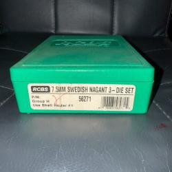 OUTILS DE RECHARGEMENT RCBS CALIBRE 7.5MM SWEDISH NAGANT