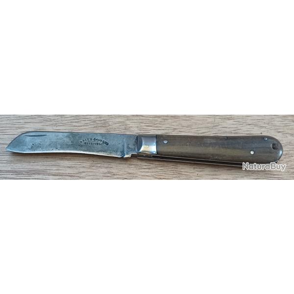 Ancien couteau greffoir / serpette de poche - GREEN WORKS SHEFFIELD - collection