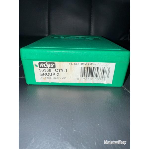 OUTILS DE RECHARGEMENT RCBS CALIBRE 8mm X 50 R HONGROIS