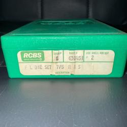 OUTILS DE RECHARGEMENT RCBS  CALIBRE 7.5 MAS