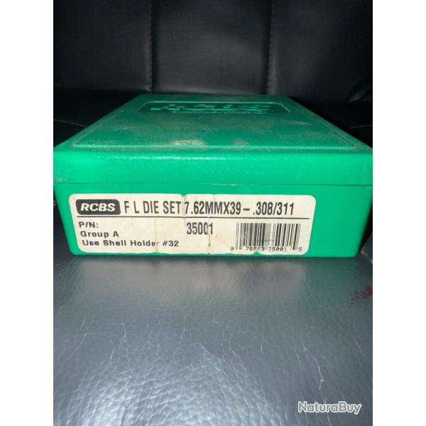 OUTILS DE RECHARGEMENT RCBS  CALIBRE 7.62 X 39