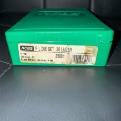 OUTILS DE RECHARGEMENT RCBS  CALIBRE .30 LUGER