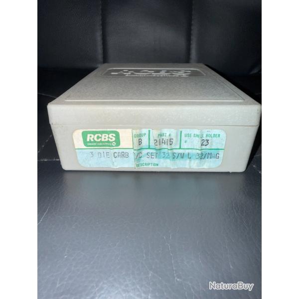 OUTILS DE RECHARGEMENT RCBS  CALIBRE 32 SWL ET 32 MAG  (carbure)