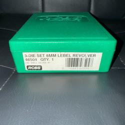 OUTILS DE RECHARGEMENT RCBS  CALIBRE 8 mm LEBEL REVOLVER