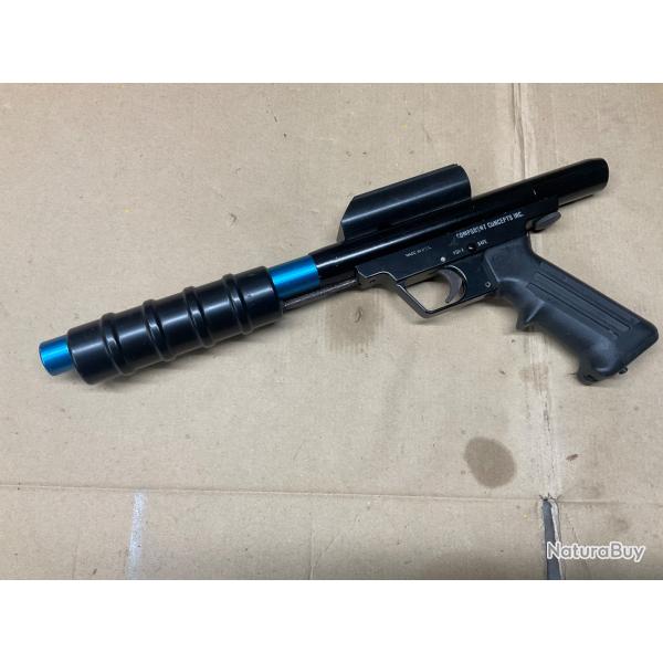 Lanceur paintball �  pompe des ann�es 90