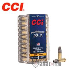 50 Munitions CCI Suppressor 45Gr Cal 22 Lr