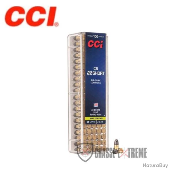 100 Munitions CCI CB 22 Short 29Gr Cal 22 Lr