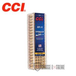 100 Munitions CCI Suppressor Max 45Gr Cal 22 Lr SEG HP