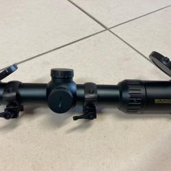 Vends lunette de battue MICRODOT 1-8x24 avec colliers amovible