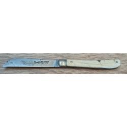 Ancien couteau de poche J. BECHON-GORCE Thiers - manche en os - format fillette