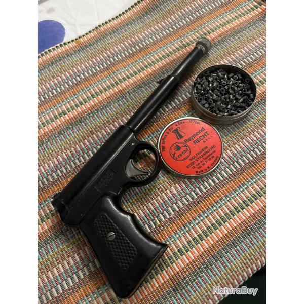 Pistolet air comprim� 4,5 umarex Harrington made in england the gat