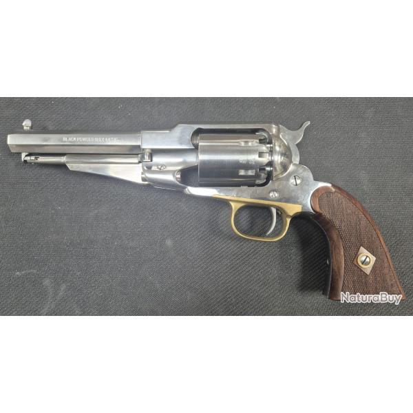 Revolver Pietta 1858 rem inox Sheriff quadrill�e - Cal. 44