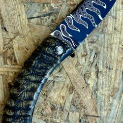 Couteau corse pliant de J&eacute;r&ocirc;me Vinci coutelier &agrave; Bastia