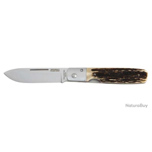 Couteau pliant Fallkniven Gentleman Pocket bois de cerf