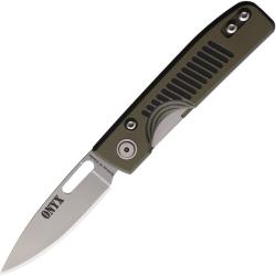 Couteau Knives Of Alaska Onyx Lame Acier S30V Manche G10 Vert OD/Noir Linerlock KOA00795FG