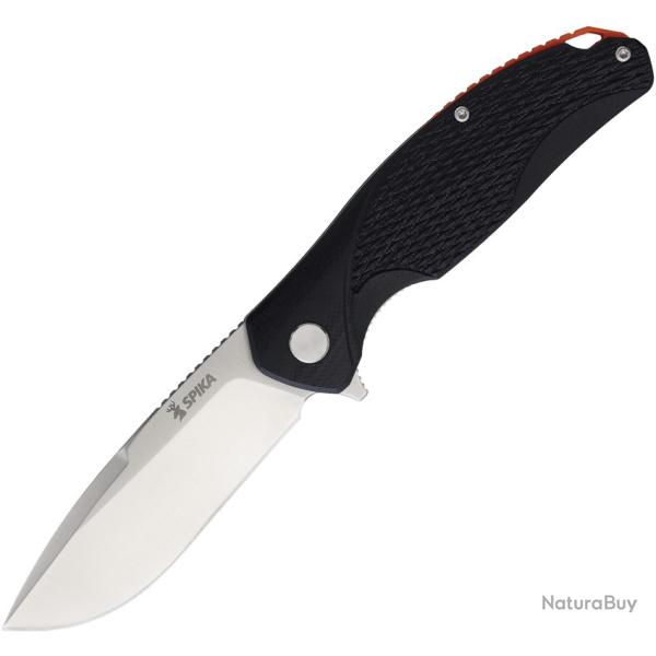 Couteau Spika Raider Lame Acier VG-10 Manche G10 Noir Linerlock SPIKBUFL450
