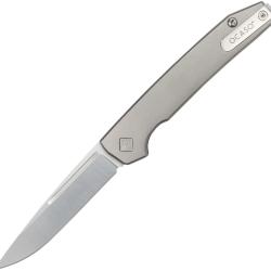 Canif Ocaso Sovranto Lame Acier MagnaCut Manche Titane Gris Slip Joint Made In Italy OCA15SJS