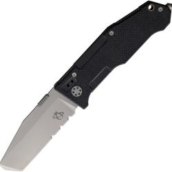 Couteau Pliant Mantis Folding Pry II Lame Acier Inox Manche G10 Noir Linerlock MAN72BS