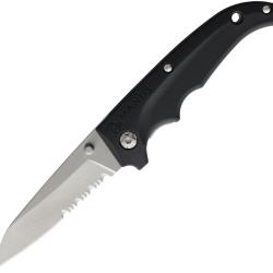 Couteau Pliant Mantis Classik Lame Acier Inox Manche Nylon Noir Linerlock MANT3
