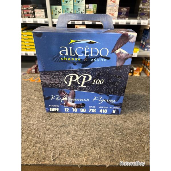 Alcedo pack pigeons 100 cartouches bourre jupe calibre 12/70 6 36GR
