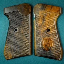 Plaquettes pour Sauer 38H - Loupe de noyer - Faites &agrave; la main - Style d'origine