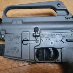 Colt AR15 A2 - calibre 222Remington - TBE - canon lourd - excellente pr&eacute;cision