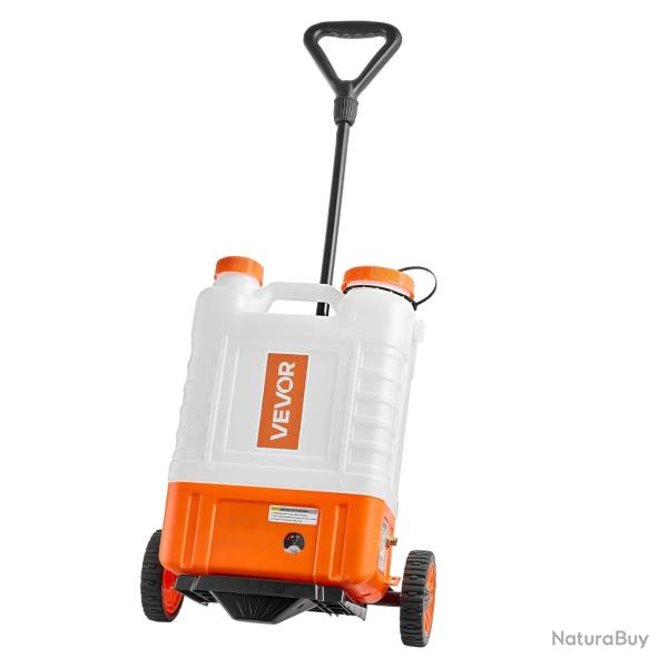 Pulv�risateur �lectrique � Dos avec Chariot 15 L Batterie 12 V Pression R�glable 6,5 Bar