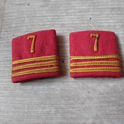 Lot de 2 passants d'&eacute;paule suisses : Capitaine