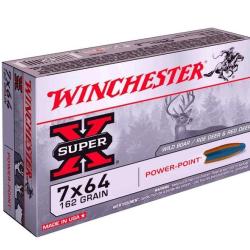 1 BT Winchester Power point calibre 7x64 162gr