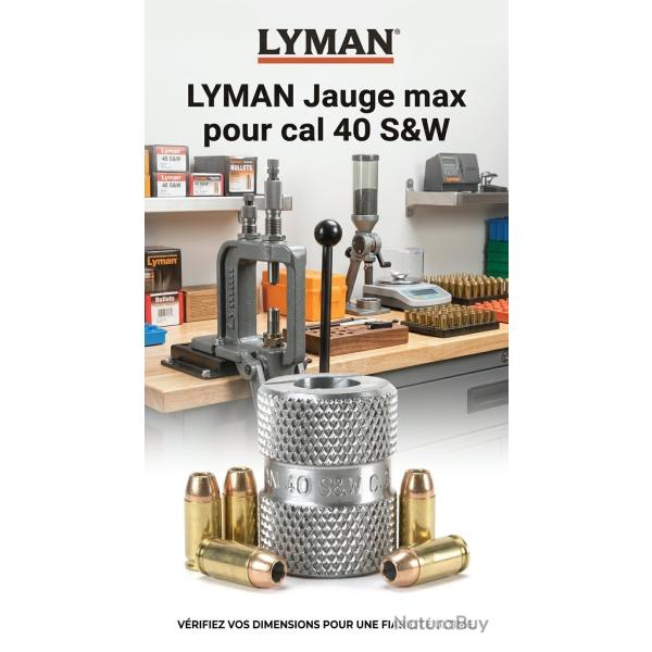 LYMAN JAUGE MAX Cal 40S&W