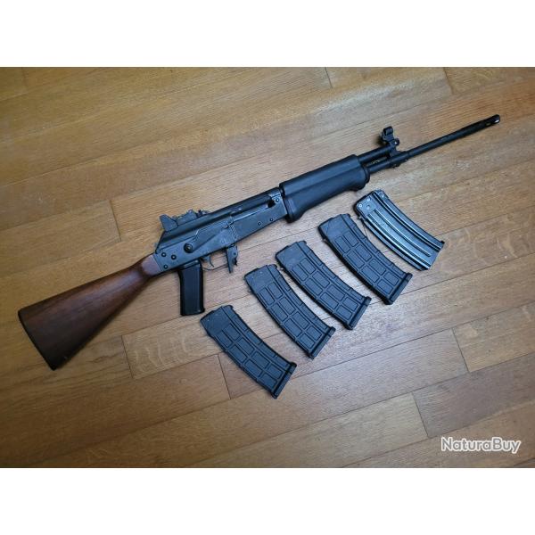 Fusil Valmet M76 - cal.222 Rem - fabrication finlandaise - 5 chargeurs - Roll's Royce des AK