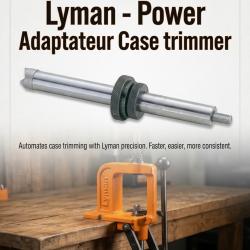 Lyman - Power Adaptateur Case trimmer - 7862001